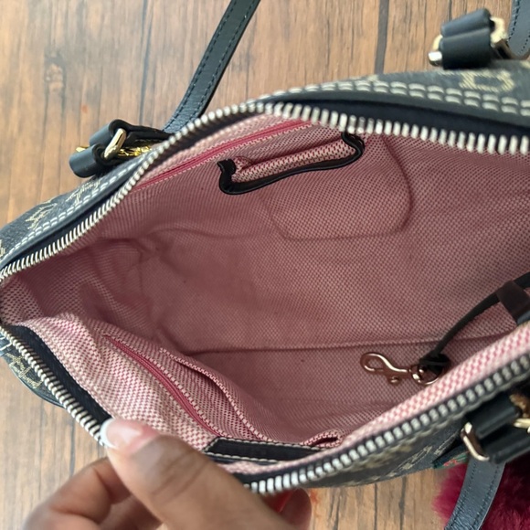 Dooney & BourkeBrown Shoulder Bag with Monogram Print - Picture 8 of 15